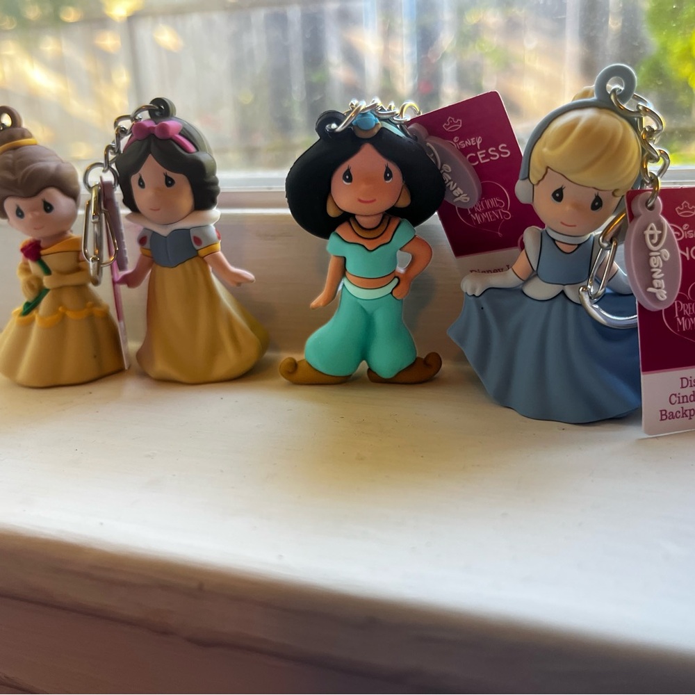 Precious Moments Disney Princess Keychain Collection